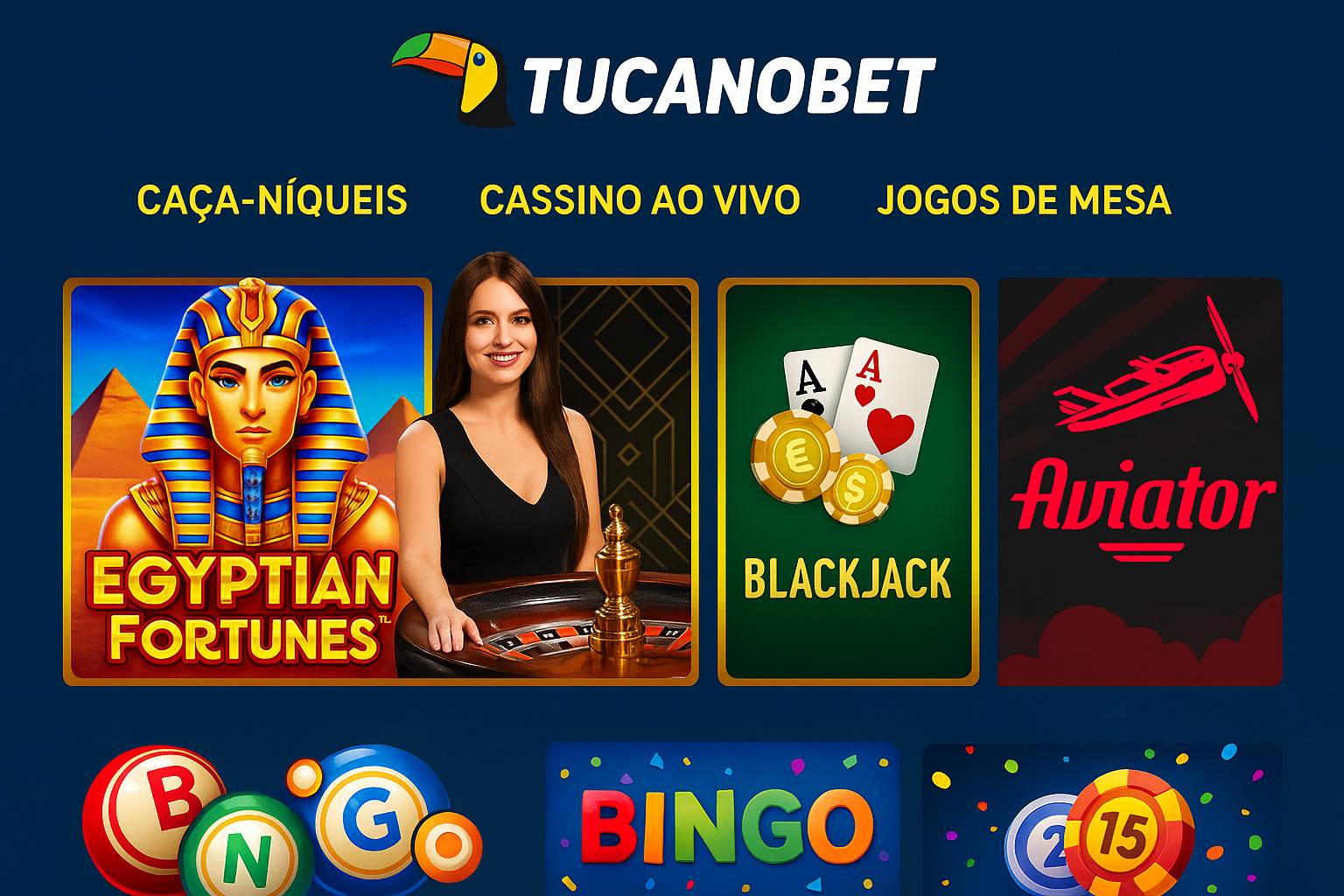 Jogos de cassino online inovadores e emocionantes na TUCANOBET