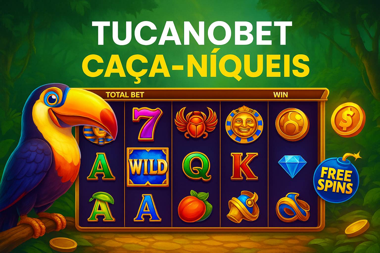 Explore o mundo das slot machines no TUCANOBET Casino